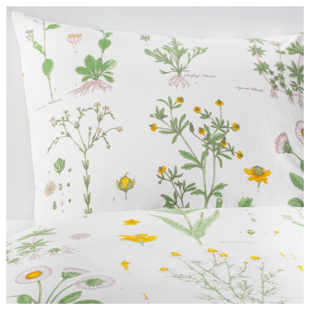 Ikea Strandkrypa Duvet Cover and Pillow Case, twin